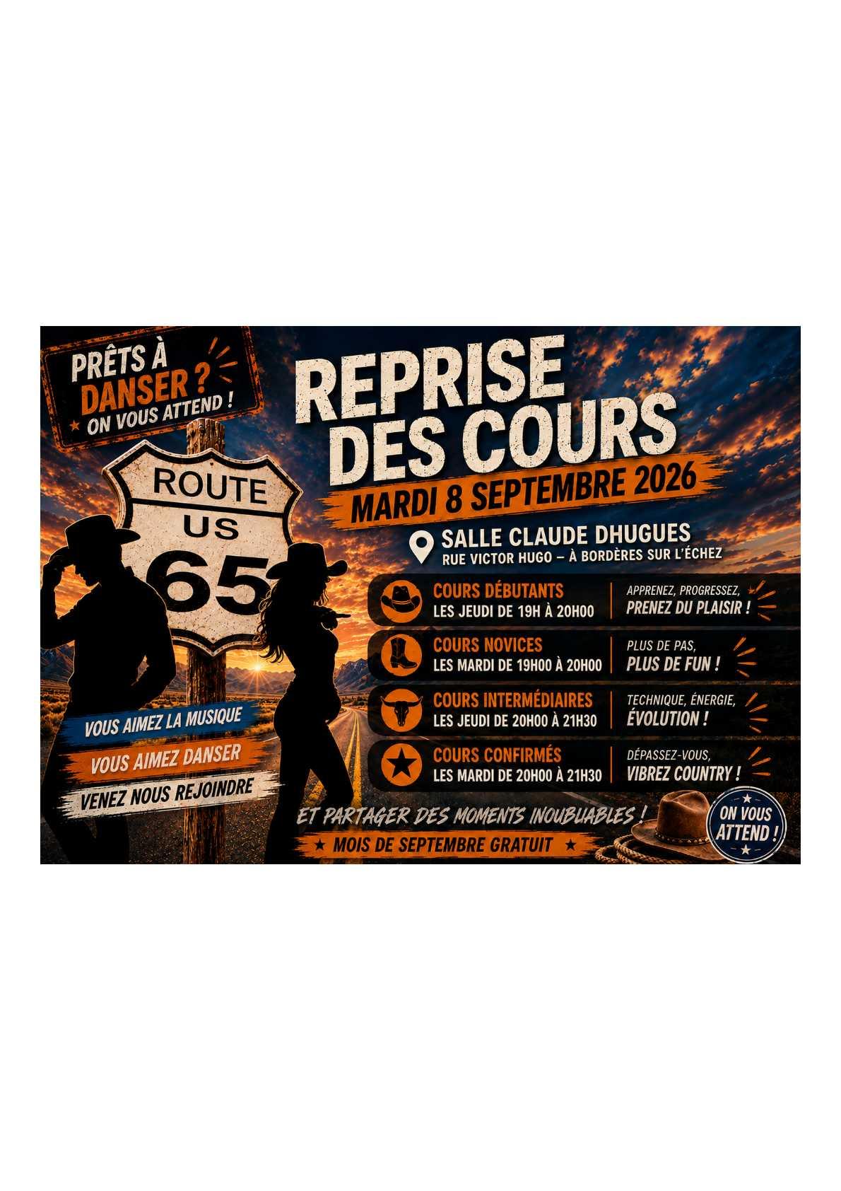 Horaires reprise